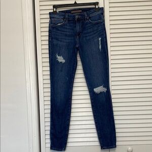 Joe's Jeans Blue Skinny Distressed Denim